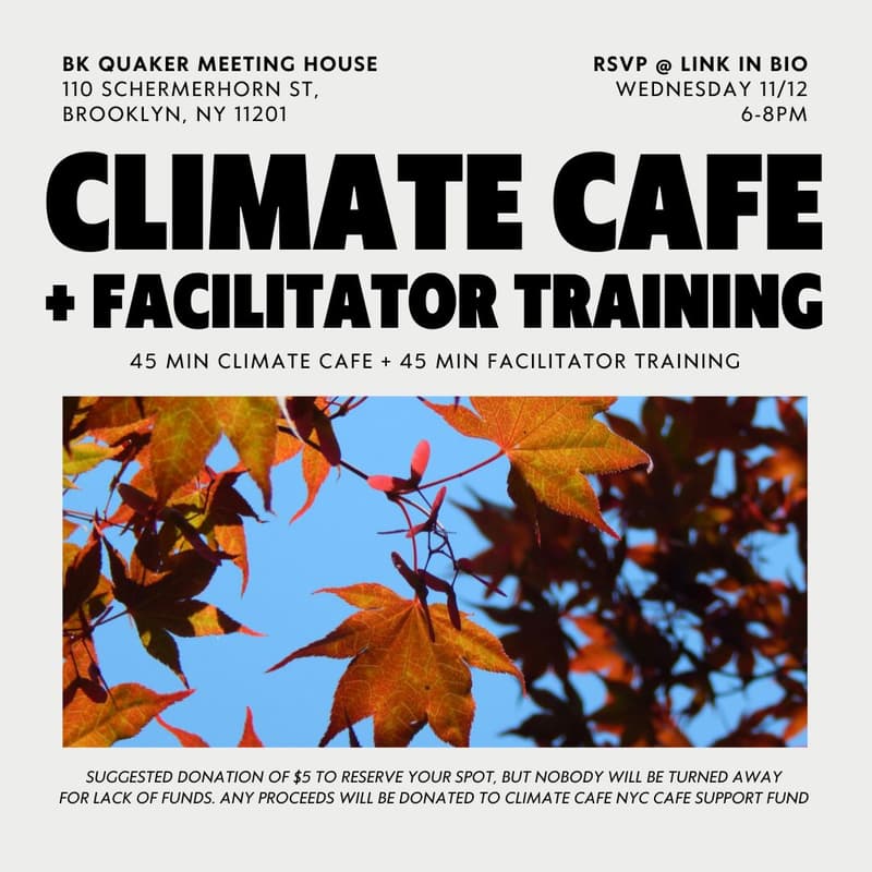 Cover Image for Climate Cafe & Facilitator Training