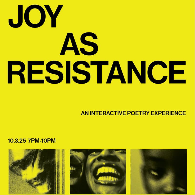 Cover Image for Joy as Resistance: An Interactive Poetry Experience