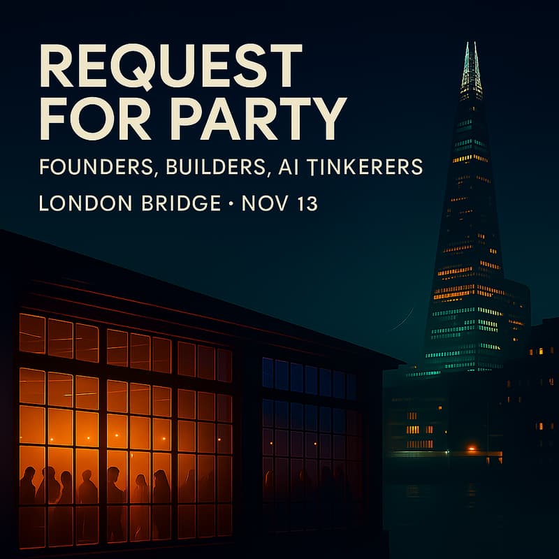 Cover Image for RFP: Request For Party - Vera Launch Party