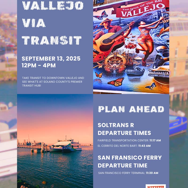 Cover Image for Vallejo via Transit