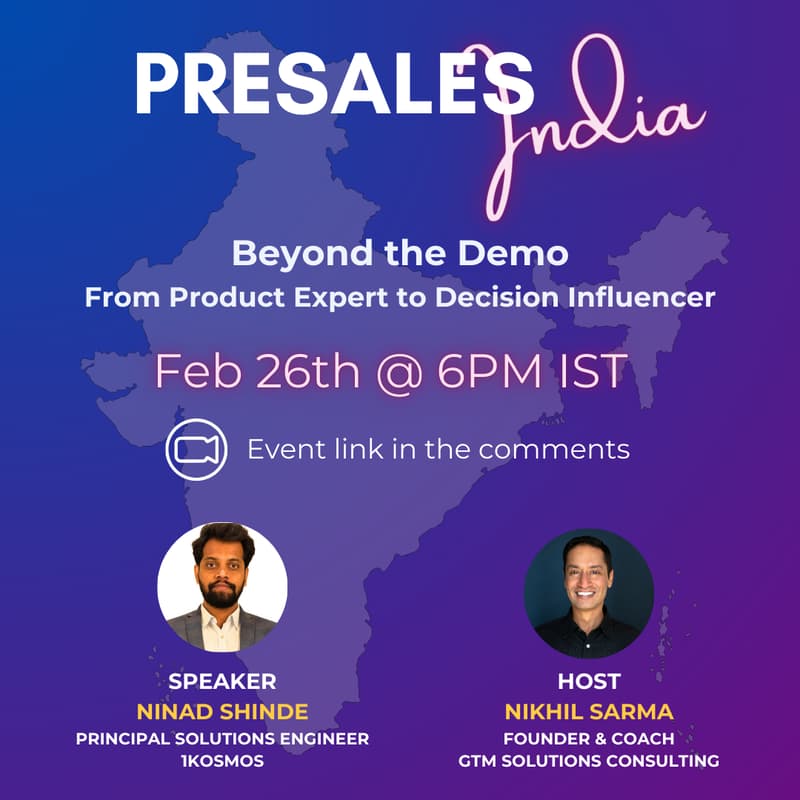 Cover Image for Beyond the demo: from product expert to decision influencer