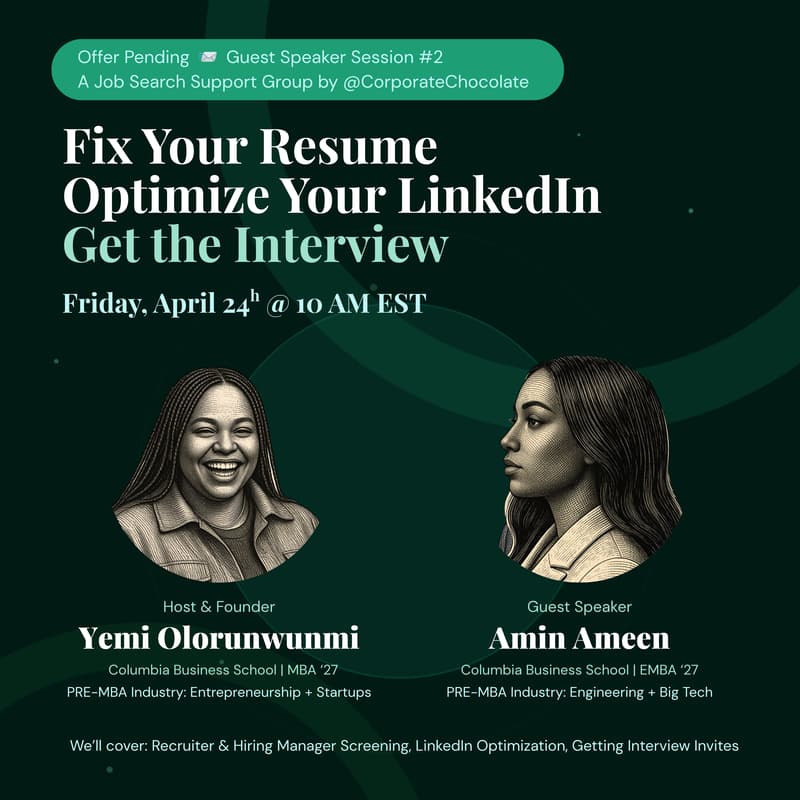 Cover Image for Offer Pending Session #2 with Amin Ameen & @HelloYemisi