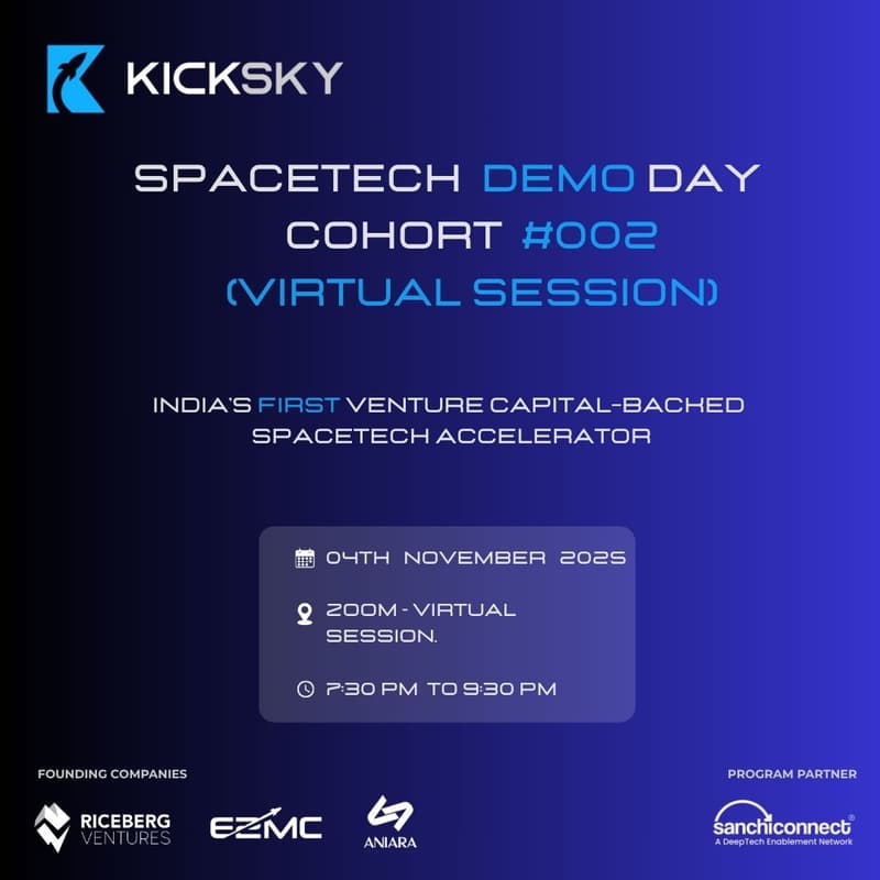 Cover Image for KickSky Space Lab: Demo Day (Virtual Session), Cohort #002