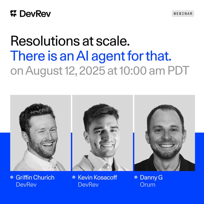 Cover Image for #1. Resolutions at scale. There's an AI agent for that.