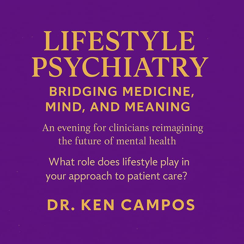 Cover Image for 🧠 Lifestyle Psychiatry for the Modern Clinician — A New Era of Healing
