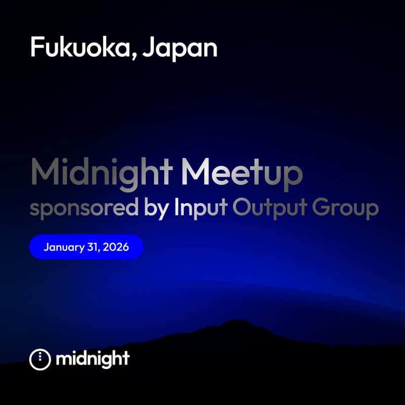 Cover Image for Midnight Fukuoka Meetup, sponsored by Input Output Group