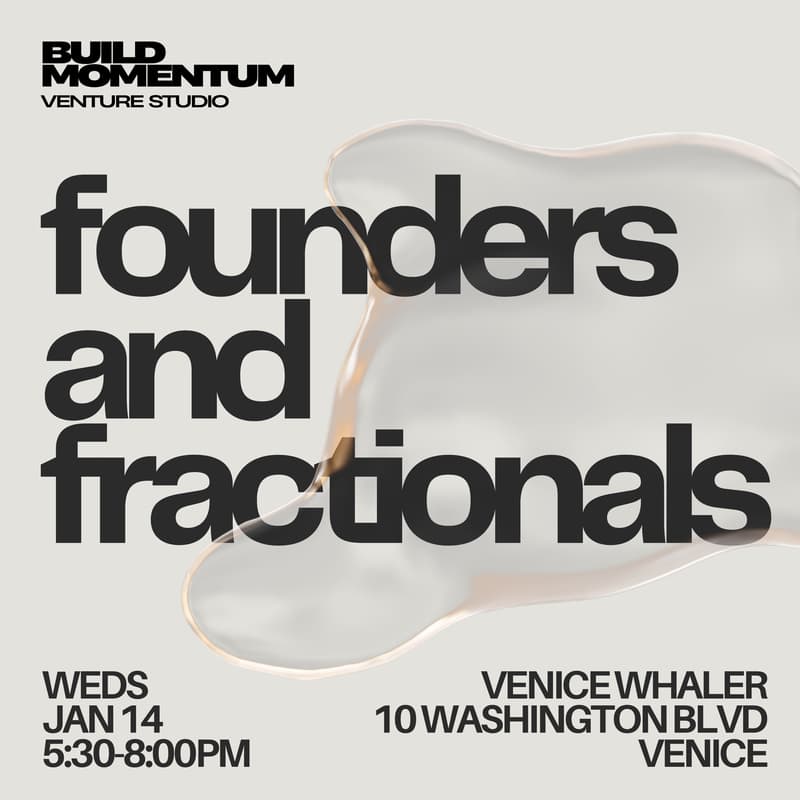 Cover Image for Founders and Fractionals, January Meetup