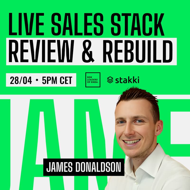 Cover Image for Live SDR Tech Stack Reviews: Fix What’s Broken (In Real Time)