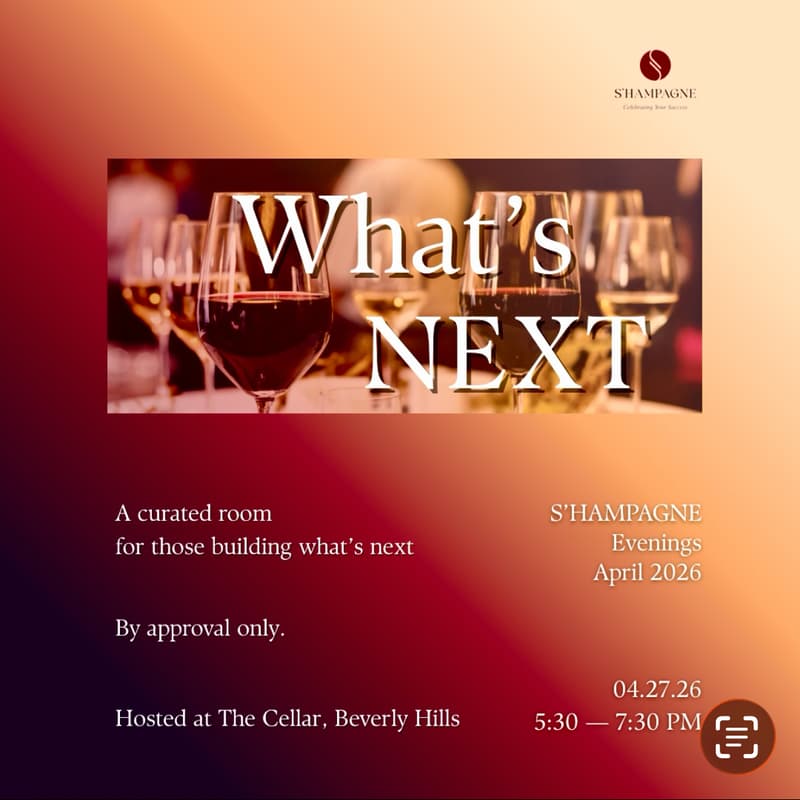 Cover Image for S’HAMPAGNE Evenings — What’s Next