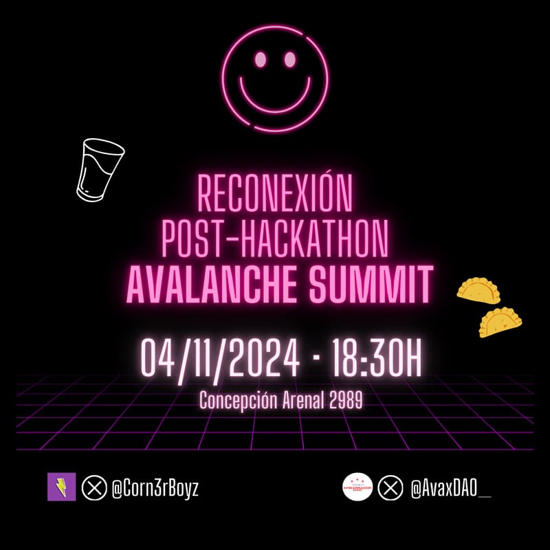 Cover Image for Reconexión Post-Hackathon Avalanche Summit