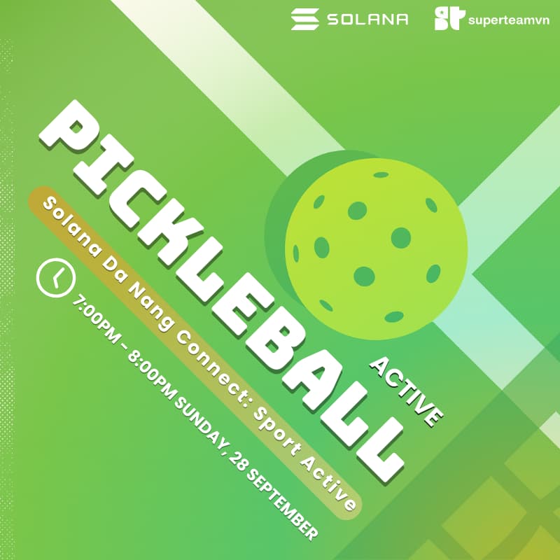 Cover Image for Solana Danang Connection : Pickleball Active 7:00pm 28/9