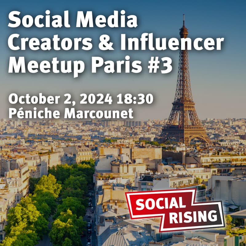 Cover Image for Social Media Creators & Influencer Meetup Paris #3