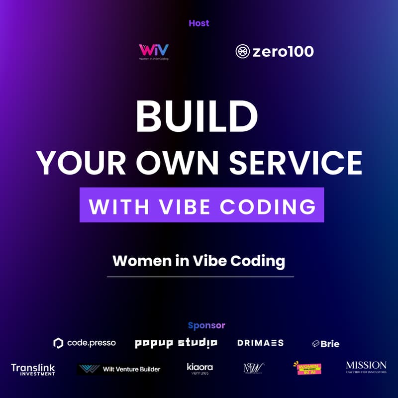 Cover Image for Zero100 Global BuilderThon for Women— Singapore