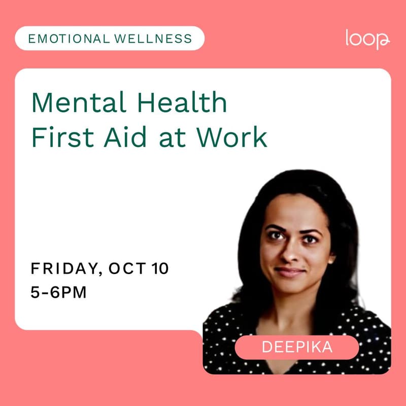 Mental Health First Aid at Work (World Mental Health Day Special ...