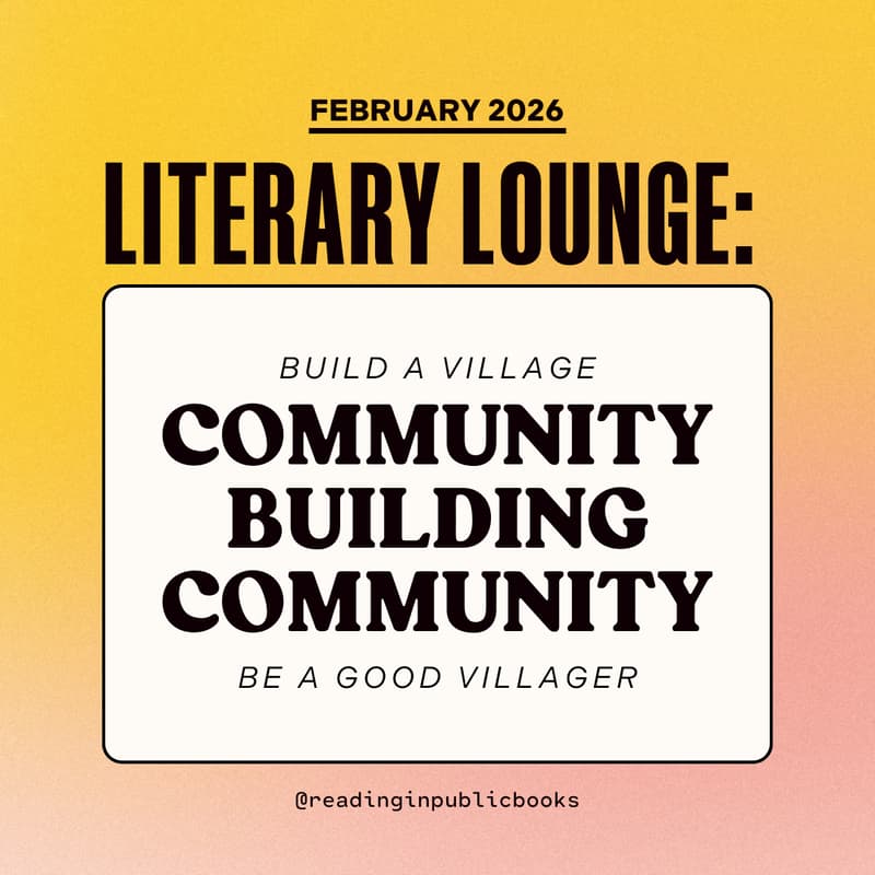 Cover Image for Literary Lounge: A Monthly Book Lover's Social @ RinP