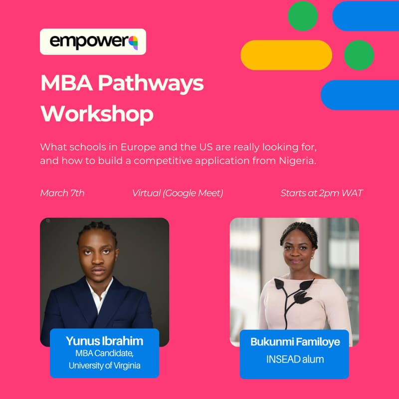 Cover Image for MBA Pathways Workshop