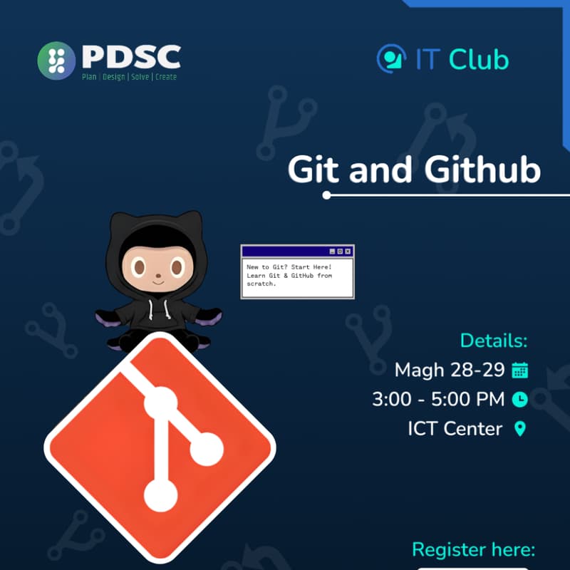 Cover Image for Git and Github Workshop 💻 🚀
