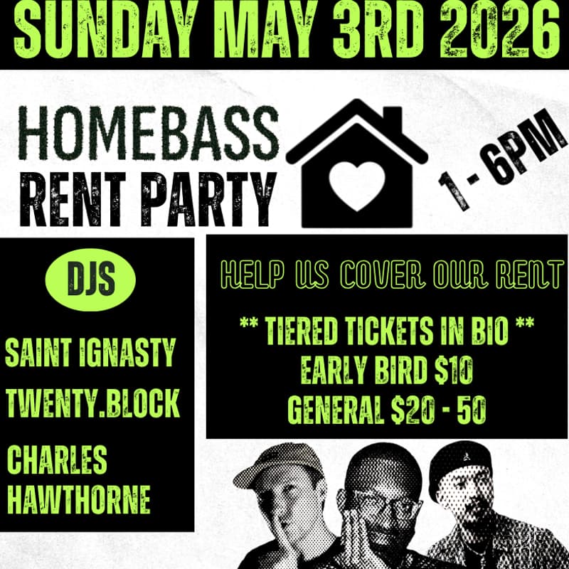 Cover Image for HOMEBASS RENT PARTY #1