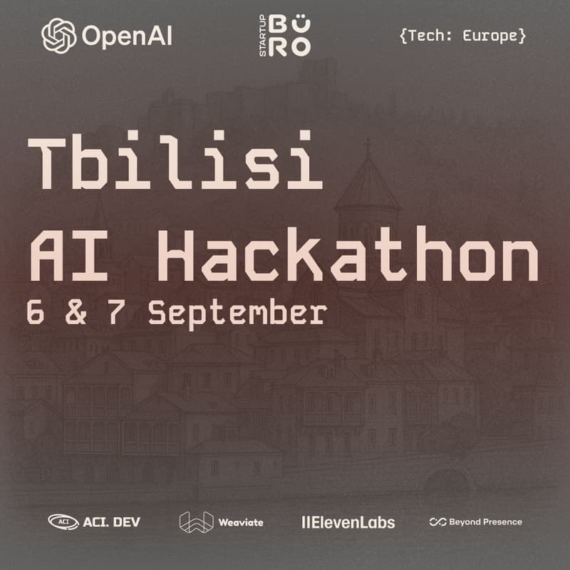 Cover Image for {Tech: Europe} Tbilisi AI Hackathon