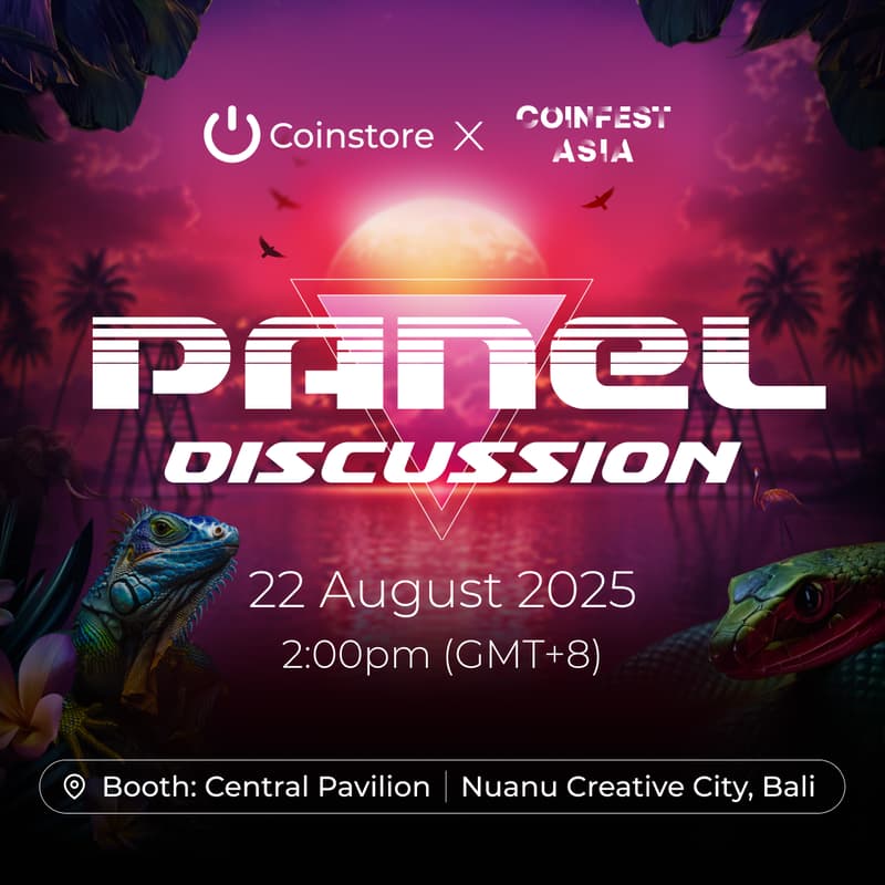 Cover Image for Coinstore Panel Discussion @ Central Pavilion, Coinfest Asia 2025