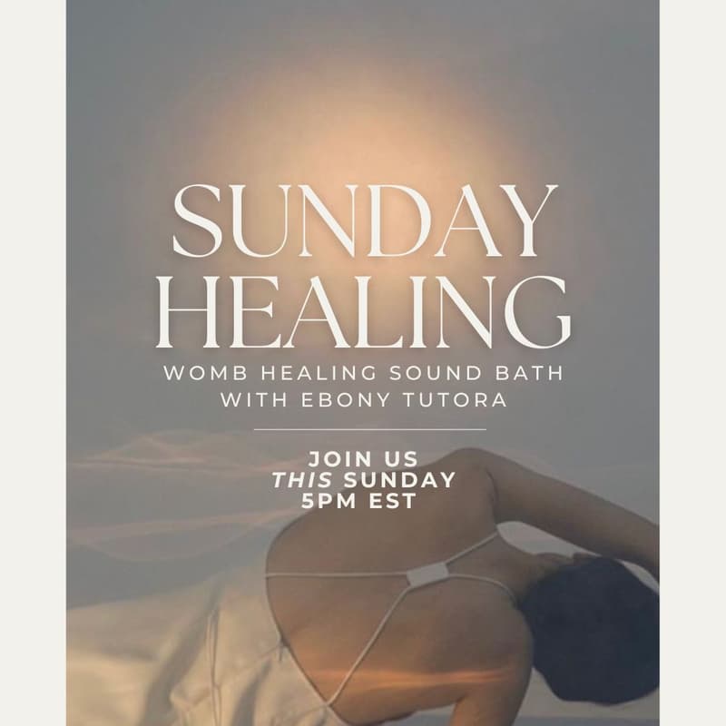Cover Image for Community Healing: Womb Healing with Ebony Tutora ✨