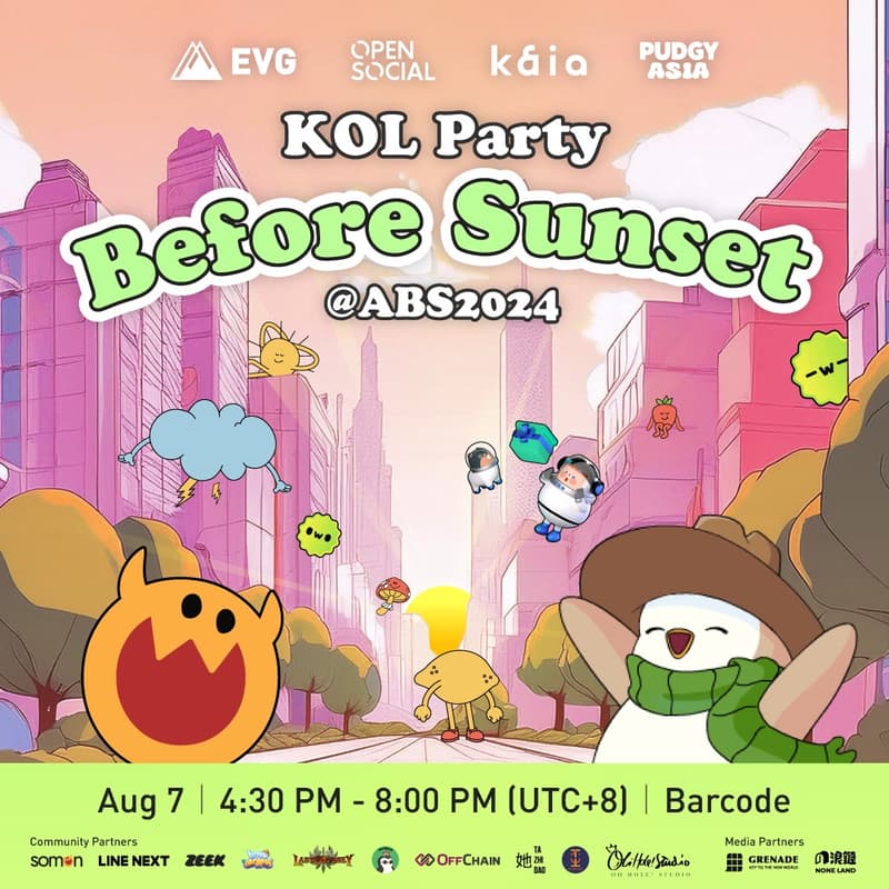 Cover Image for Before Sunset: OpenSocial x Pudgy Asia x Kaia