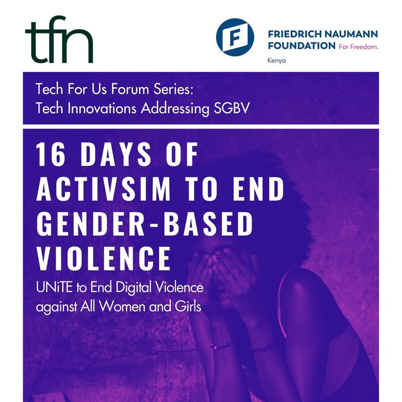 Cover Image for tfn Tech For Us Forum Series: Tech Innovations Addressing SGBV