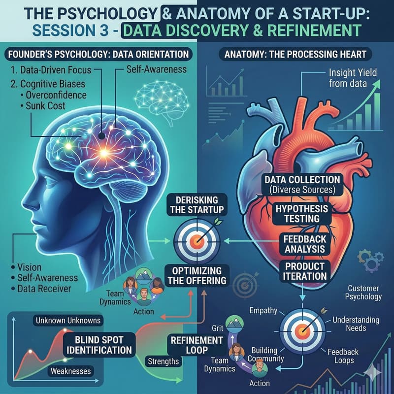 Cover Image for The Psychology & Anatomy of a Start-Up: Session 3 - Data Discovery & Refinement
