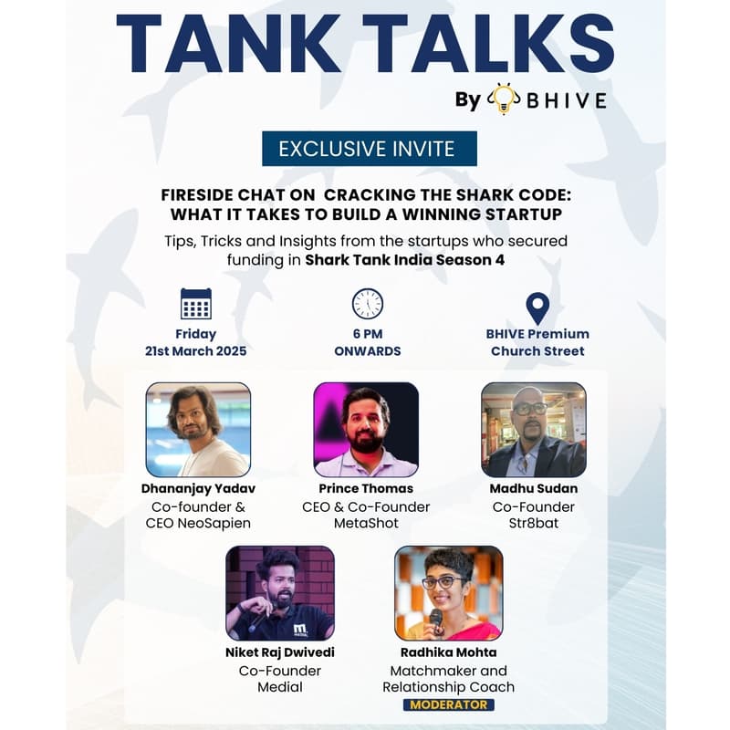 Cover Image for Tank Talks with Tech and AI Startup Founders