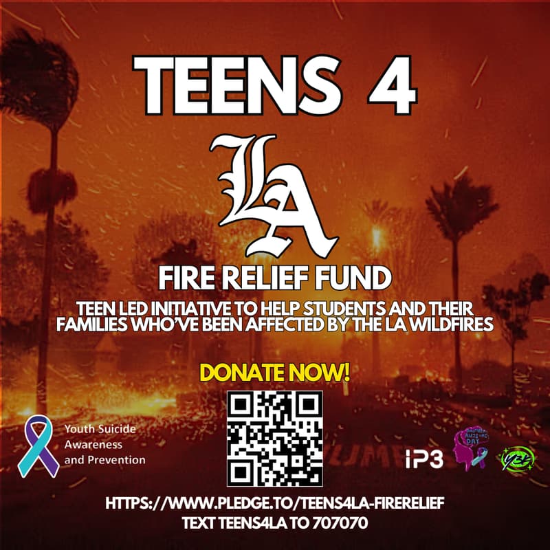 Cover Image for TEENS 4 LA: Fire Relief Fund