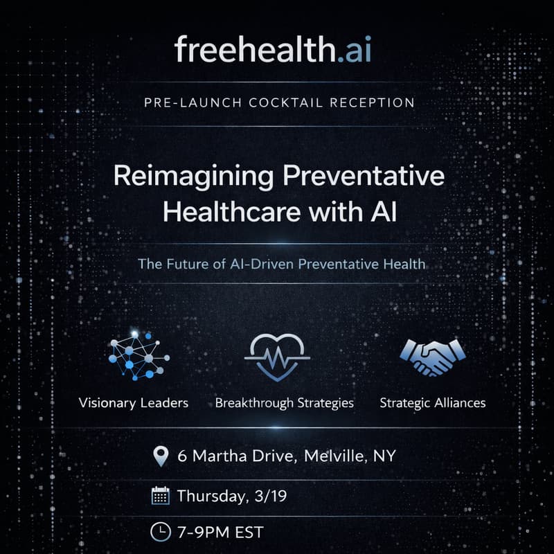 Cover Image for FreeHealth.ai Pre Launch Cocktail Reception