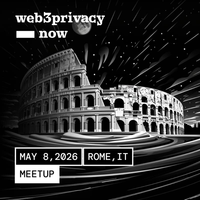 Cover Image for Web3Privacy now Rome Meetup