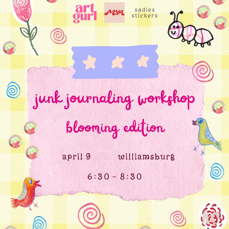 Cover Image for junk journaling workshop: blooming edition π·
