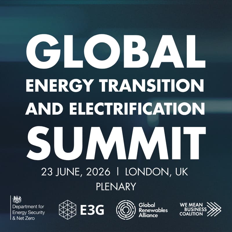 Cover Image for Global Energy Transition and Electrification Summit: Plenary session