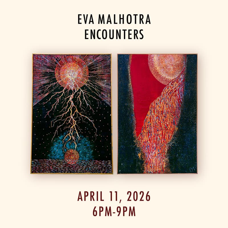 Cover Image for Art Show Opening: Encounters by Eva Malhotra