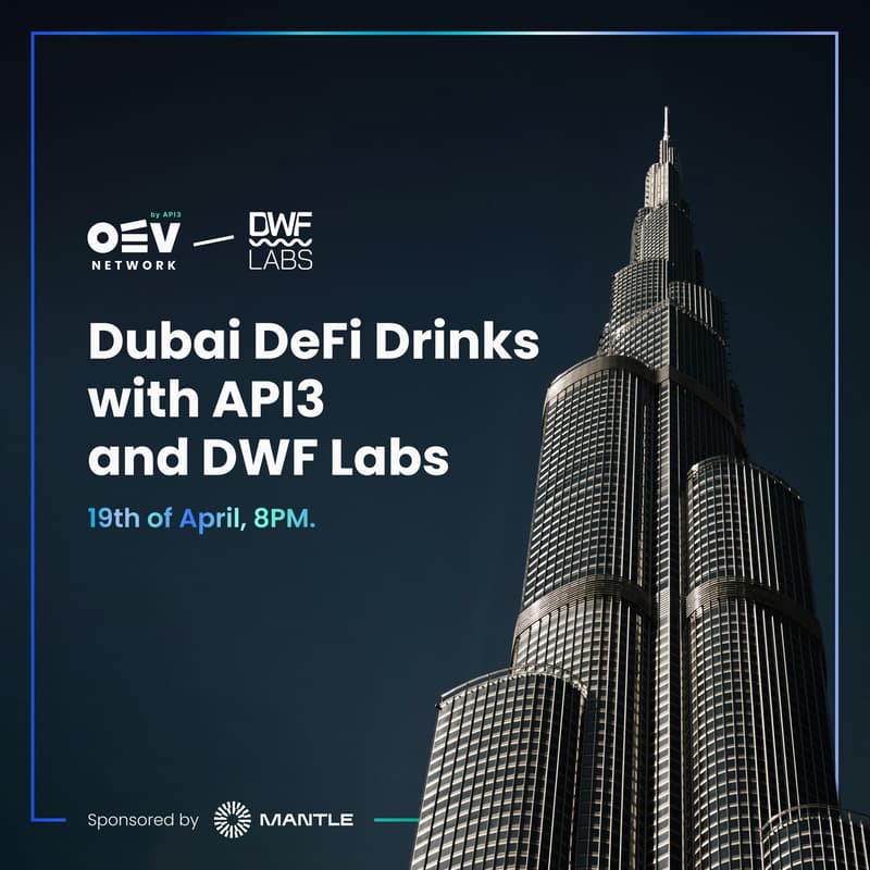 Cover Image for DeFi Drinks by API3, DWF Labs, and Mantle