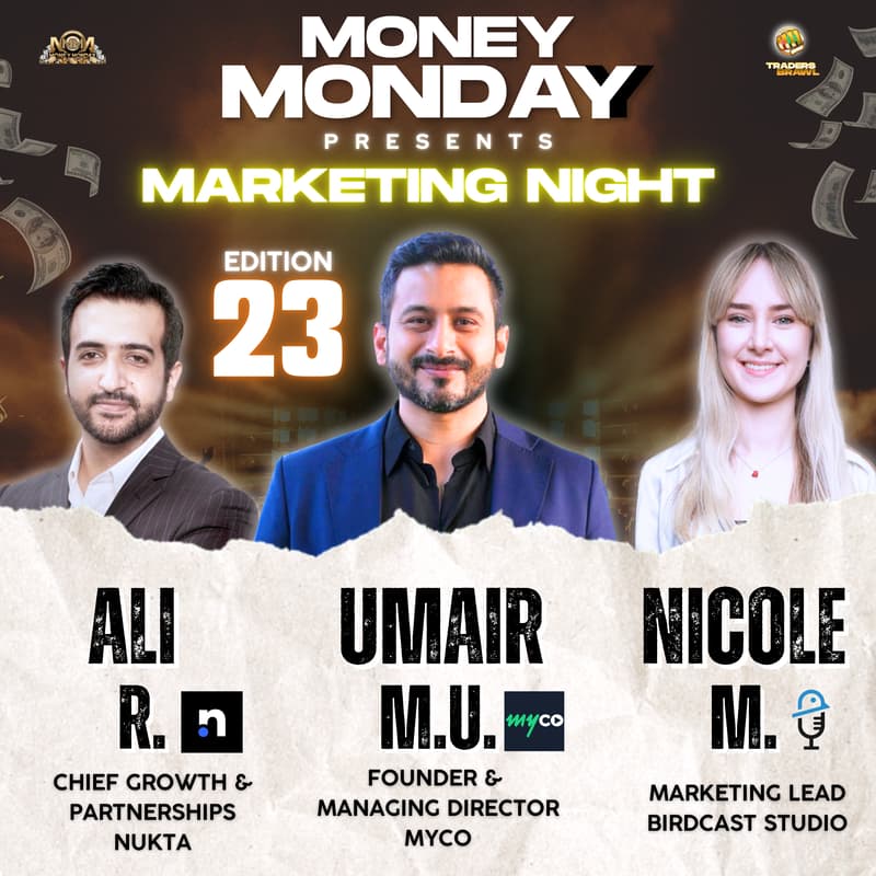 Cover Image for Money Monday Dubai #23 - MARKETING YOURSELF NIGHT