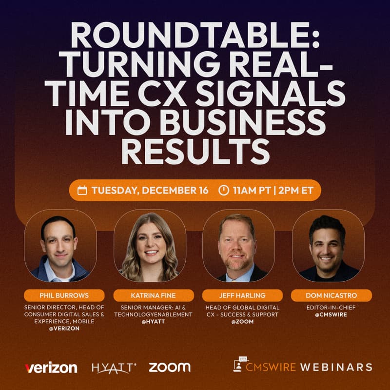 Cover Image for Roundtable: TurningReal-Time CX Signals into Business Results