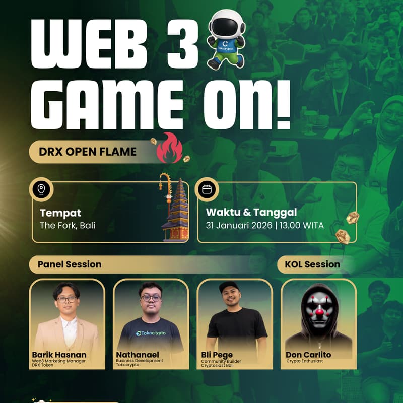 Cover Image for WEB3 Game On - DRX Token, Bali