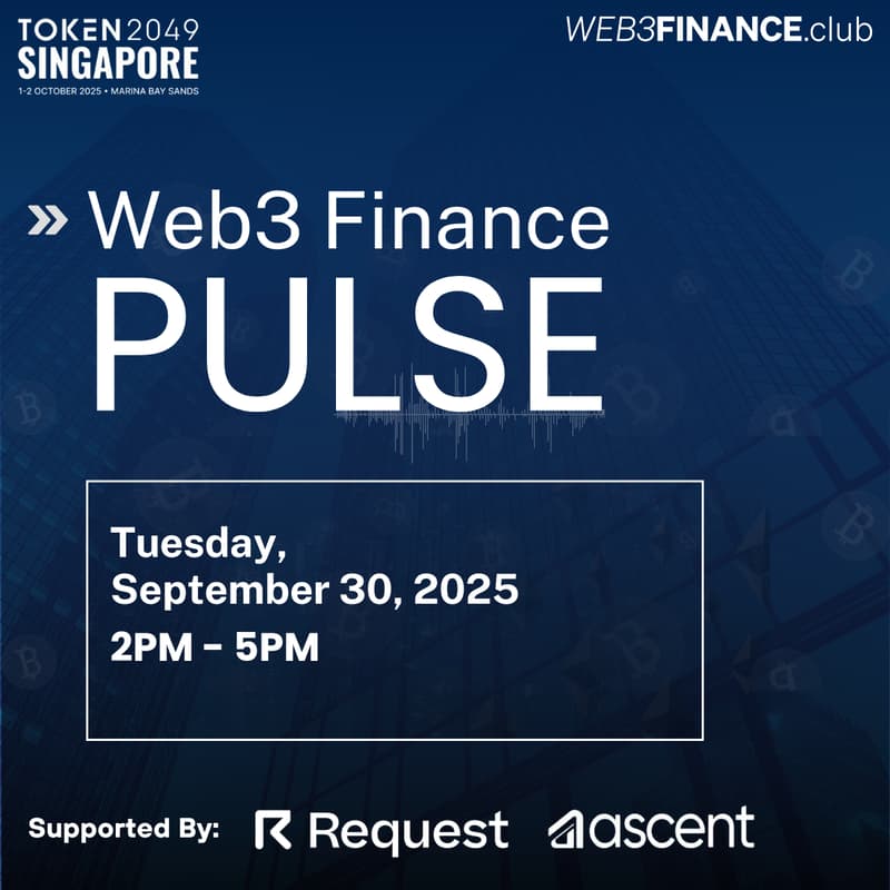 Cover Image for Web3Finance PULSE at TOKEN2049 Singapore