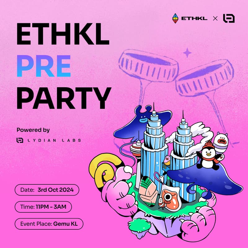 Cover Image for #ETHKL PRE PARTY [Powered by Lydian Labs]