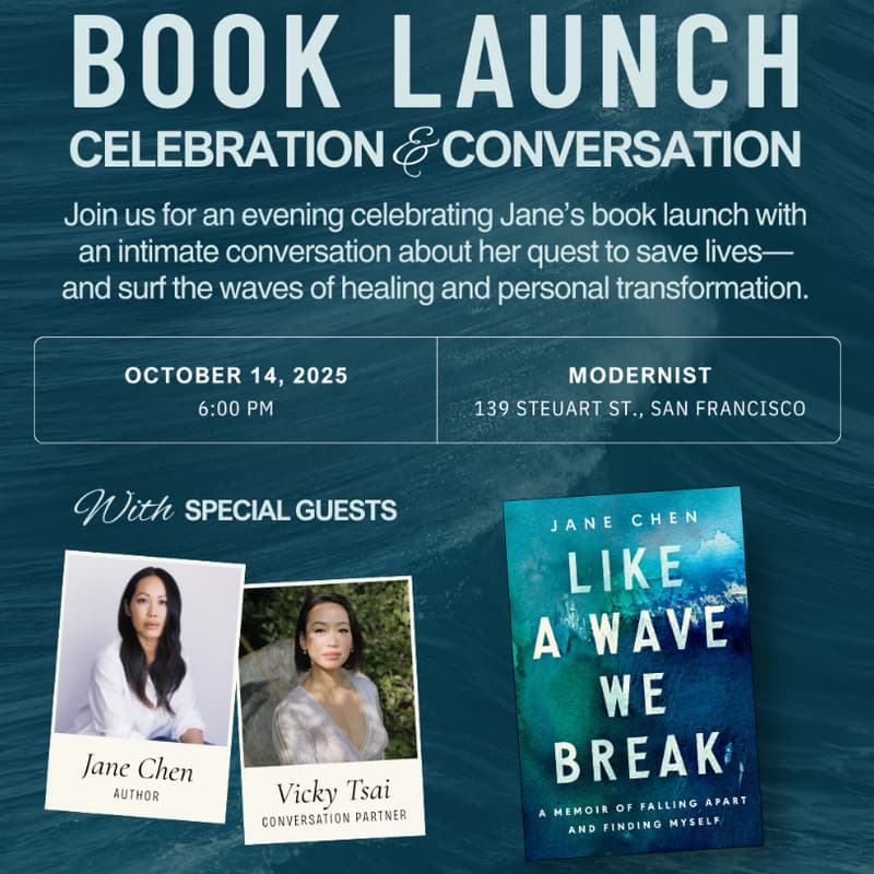 Cover Image for Jane Chen 'Like A Wave We Break' Book Launch: Celebration & Conversation