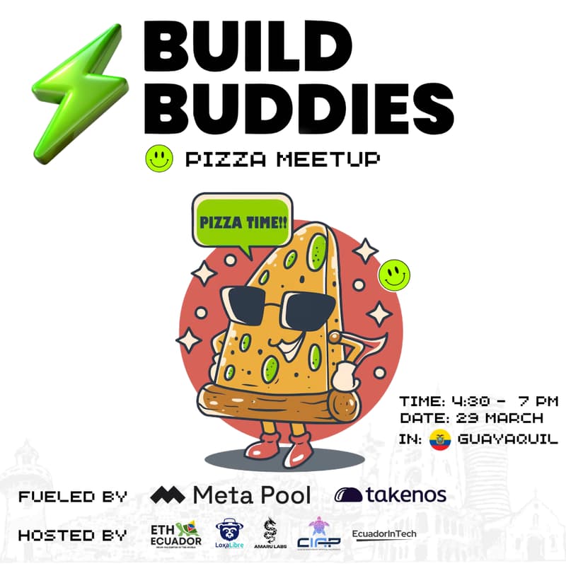 Cover Image for Build Buddies 🍕 Pizza Time — Guayaquil