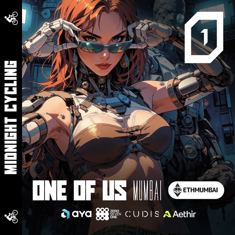 Cover Image for ONE OF US Midnight Cycling tour // Aya, 071Labs, Cudis, & Aethir