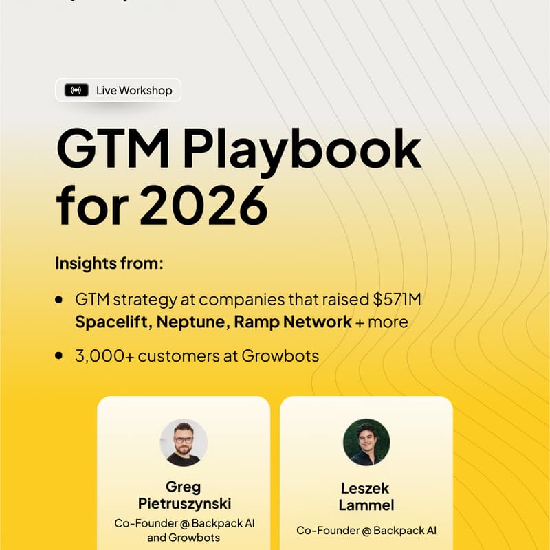 Cover Image for GTM Playbook for 2026
