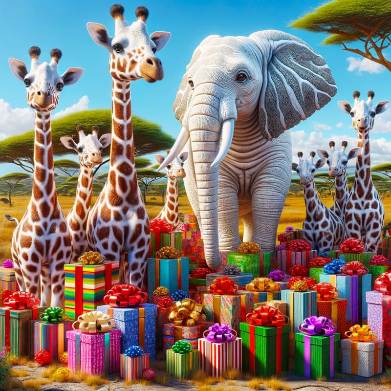 Cover Image for White Giraffe Gift Exchange!