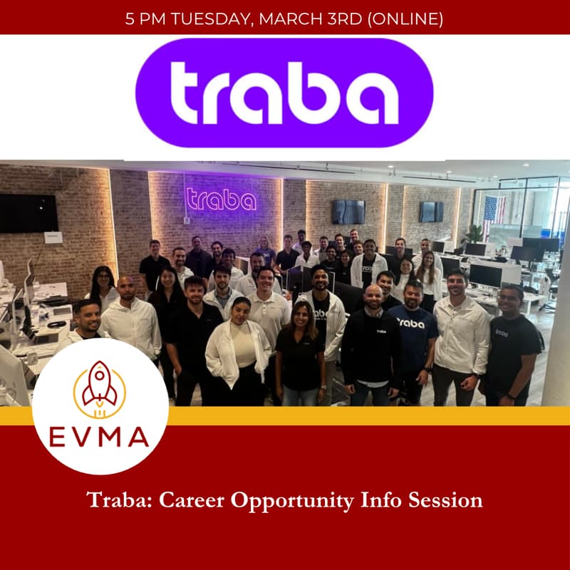 Cover Image for Traba Career Opportunities - USC Career Fair