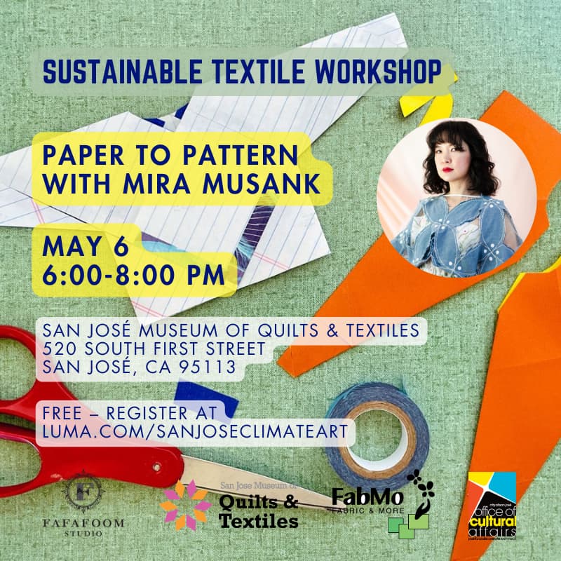 Cover Image for Paper to Pattern: a Textile Workshop with Mira Musank