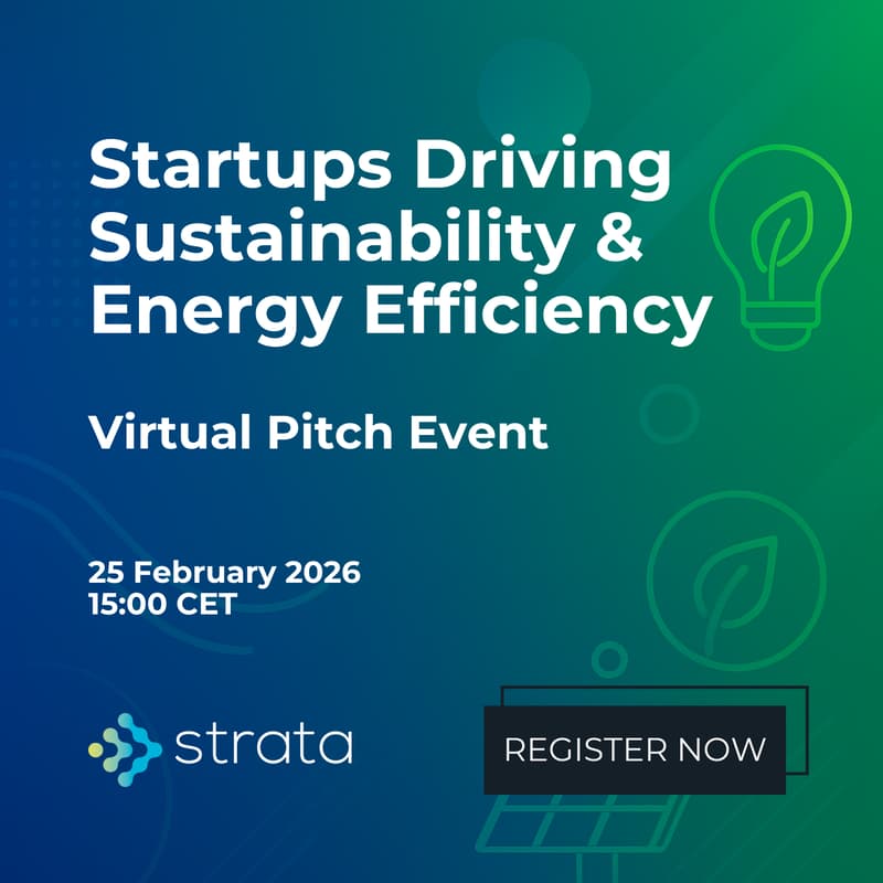 Cover Image for Startups Driving Sustainability & Energy Efficiency – Virtual Pitch Event