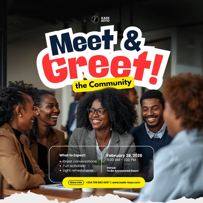 Cover Image for KADE KEYO Meet & Greet: Community Connect 2026